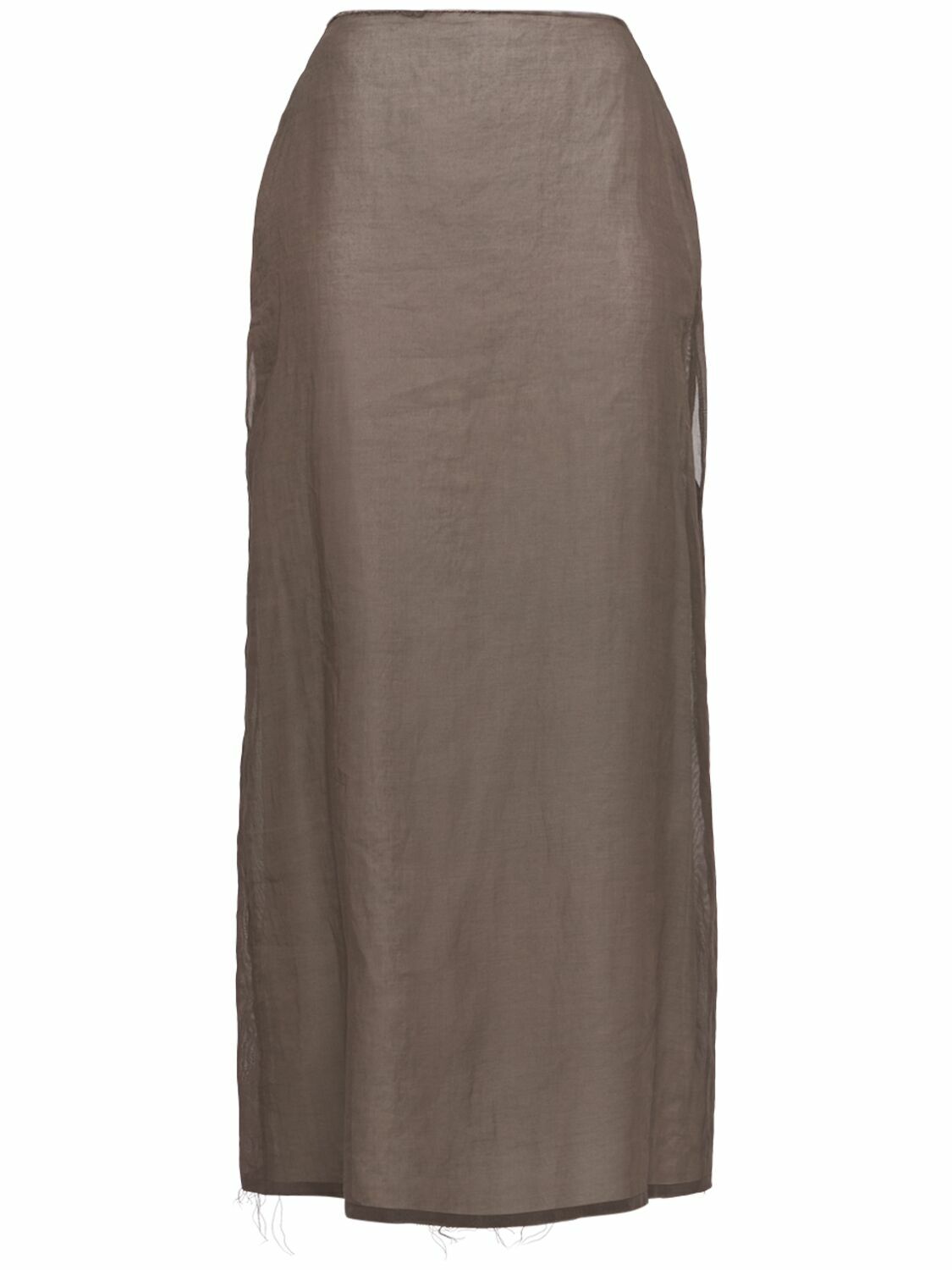 スカート THE ROW Saul cotton and silk long skirt THE ROW Saul cotton and silk-blend maxi skirt | NET-A-PORTER