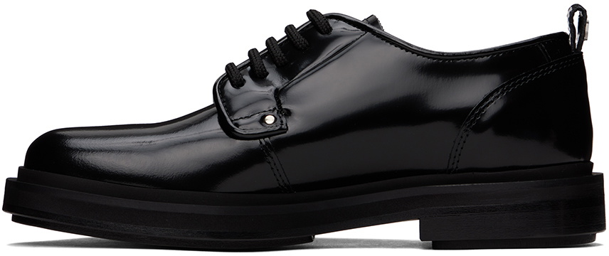 AMI Paris Black Anatomical Toe Derbys