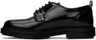 AMI Paris Black Anatomical Toe Derbys