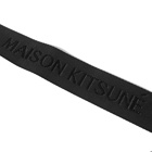 Maison Kitsuné Men's Nylon Helmet Bag in Black