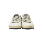 Golden Goose White and Yellow Ball Star Sneakers