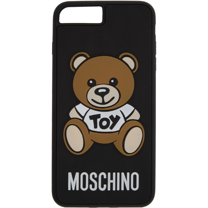 Photo: Moschino Black Toy Teddy Bear iPhone 7/8 Case