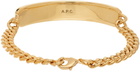 A.P.C. Gold Darwin Bracelet