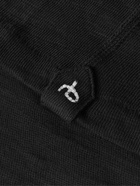 Rag & Bone - Cotton-Jersey Henley T-Shirt - Black