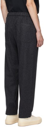 Jil Sander Gray Cropped Trousers