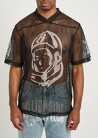 Billionaire Boys Club Logo-print Mesh Football T-shirt Black
