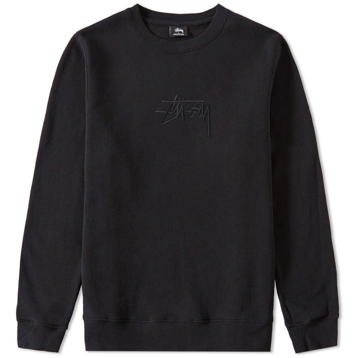 Photo: Stussy New Stock Applique Crew Sweat