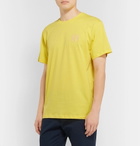 Loewe - Logo-Embroidered Cotton-Jersey T-Shirt - Yellow