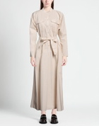 Manila Grace Womens Maxi dress in Beige