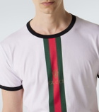 Gucci Web Stripe cotton T-shirt