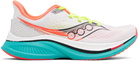 Saucony White Endorphin Speed 5 Sneakers