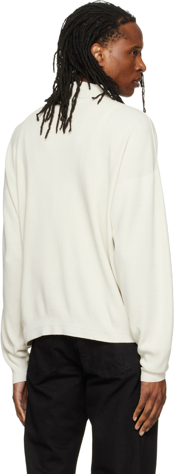 Calvin Klein Collection Off-White Desmond Polo