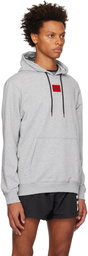 Hugo Gray Patch Hoodie