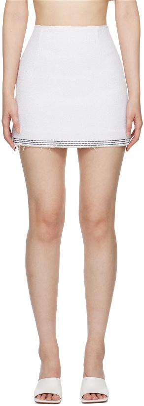 Photo: Recto SSENSE Exclusive Off-White Miniskirt