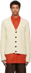 Jil Sander Off-White Knit Cardigan