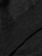 Sunspel - Slim-Fit Merino Wool Polo Shirt - Gray