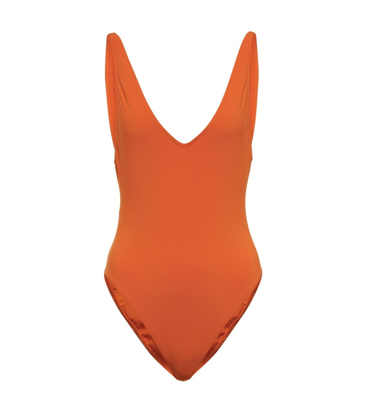 Photo: Toteme - V-neck swimsuit