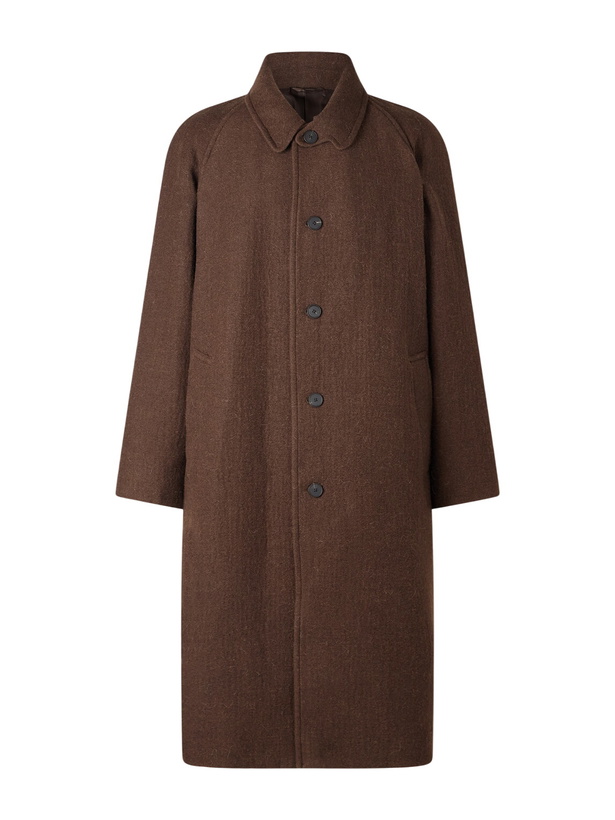 Photo: Kaptain Sunshine - Umbrella Wool-Blend Car Coat - Brown