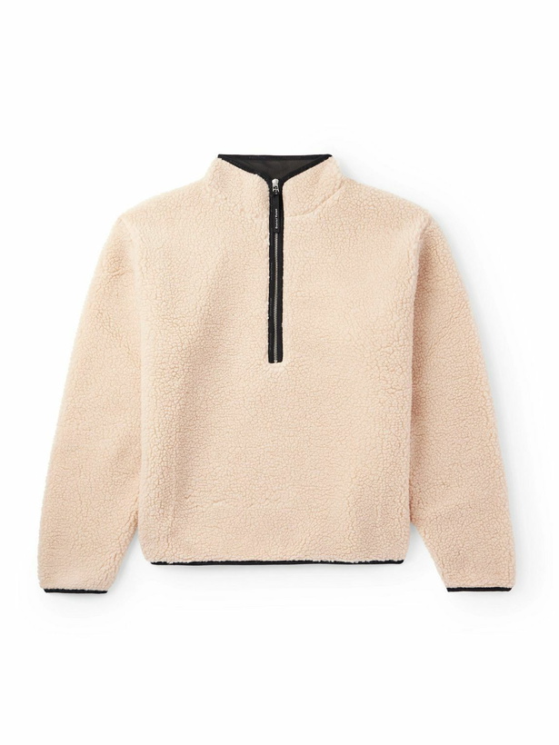 Photo: DISTRICT VISION - Doug Fleece Half-Zip Sweatshirt - Neutrals
