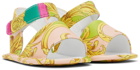 Versace Baby Multicolor Barocco Goddess Sandals