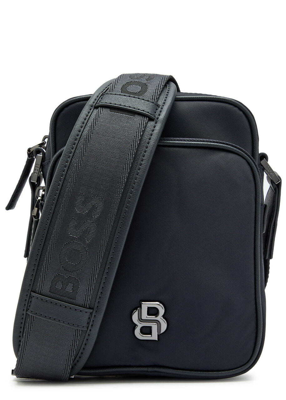 Boss Icon Logo Nylon Cross-body bag - Navy - One Size BOSS Boss Icon Logo Nylon Cross-body bag - Navy - One Size BOSS
