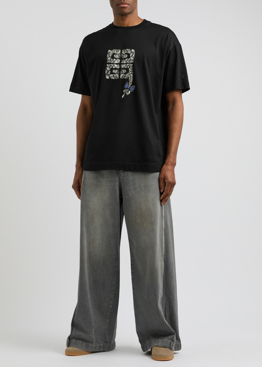 Givenchy Logo-print Cotton T-shirt Black Givenchy Givenchy Logo-print Cotton T-shirt Black Givenchy