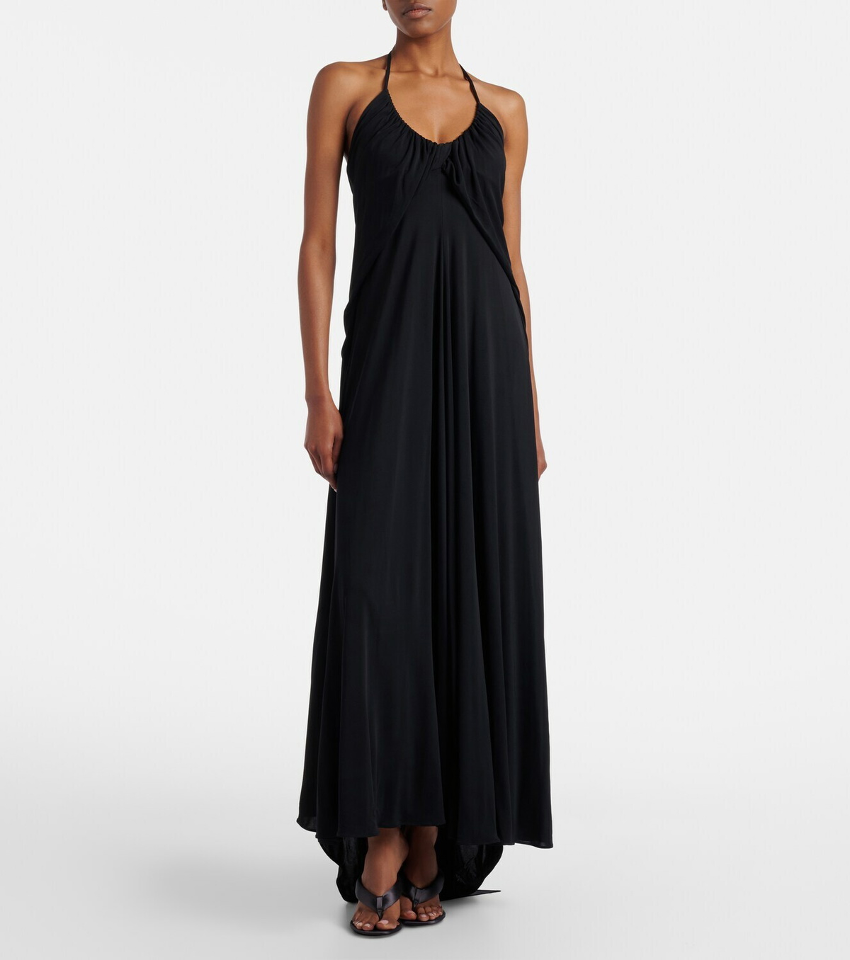 Alaïa Padded thong sandals