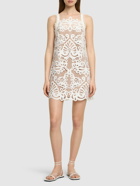 SELF-PORTRAIT Guipure Lace Mini Dress