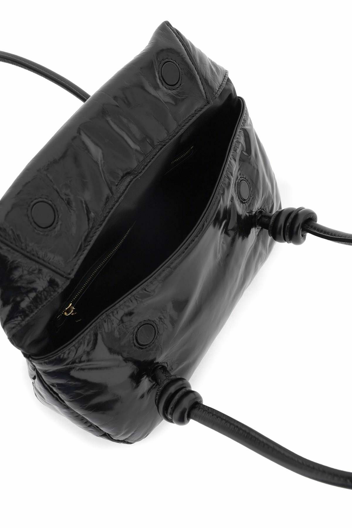 ハンドバッグ JIL SANDER Patent Leather Small Shoulder Bag JIL SANDER patent leather small shoulder bag Black Jil Sander