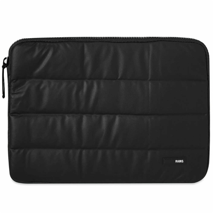 Photo: Rains Men's Laptop Cover Quilted 13” in Black