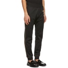 Moschino Black and Gold Double Question Mark Lounge Pants