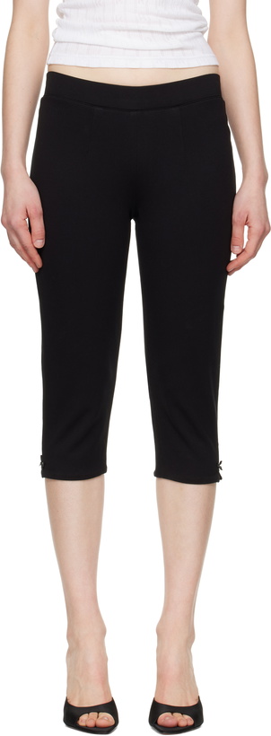 Photo: GUIZIO Black Caria Capri Leggings