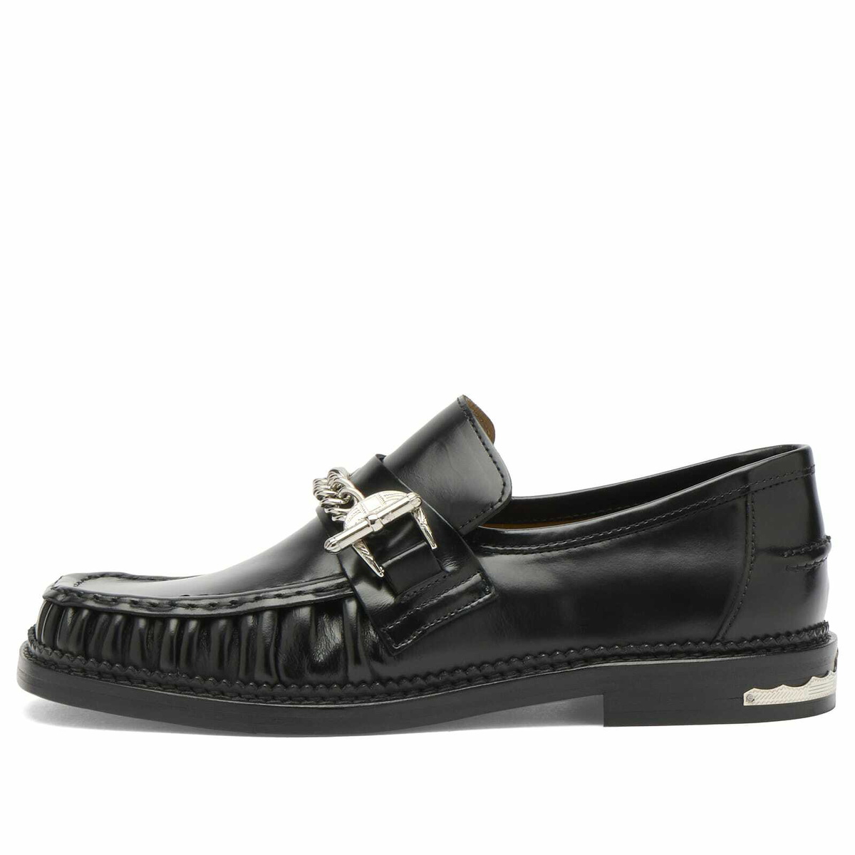 Toga Pulla Women's Toga Archives Leather Loafer in Black