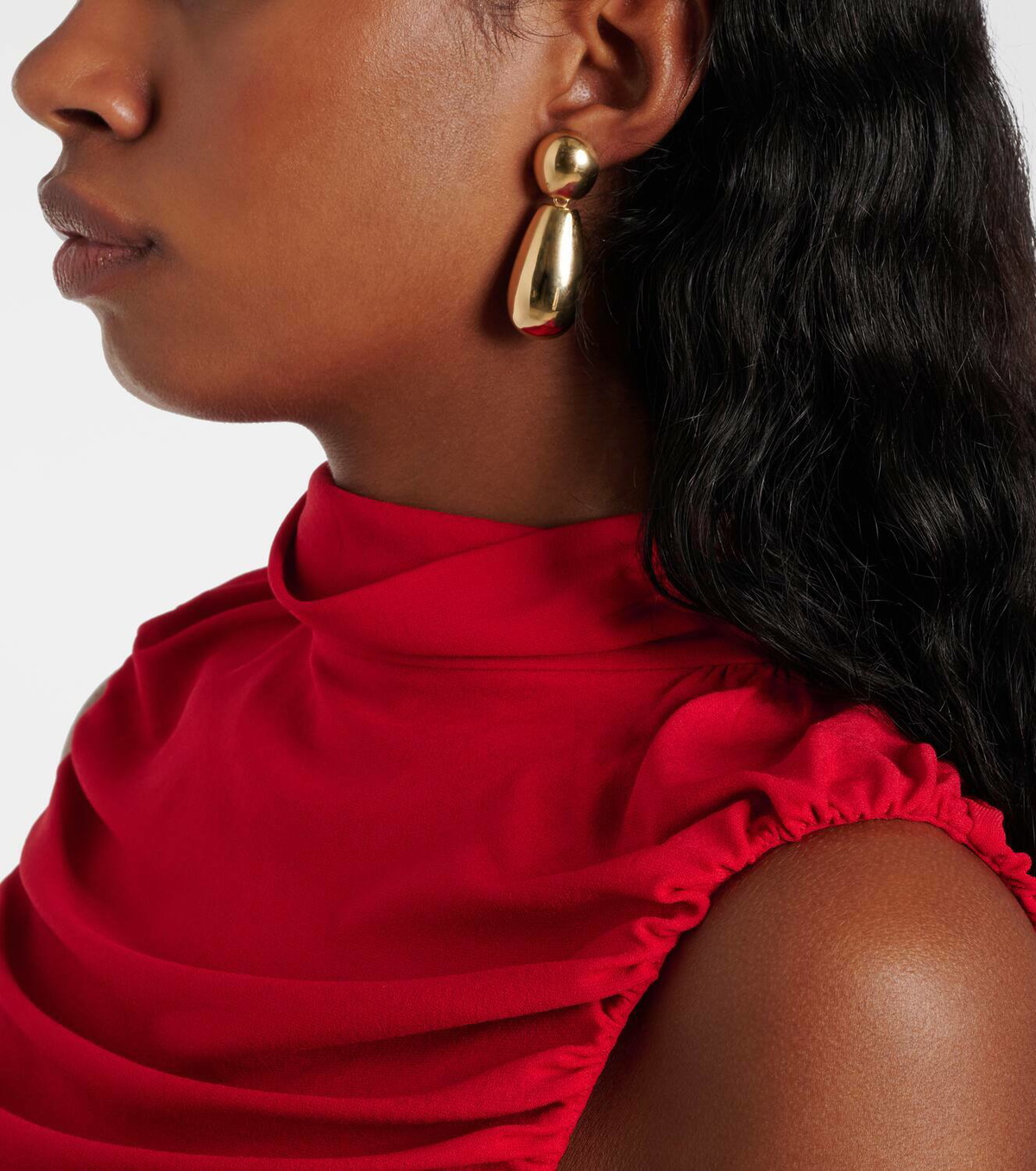 Magda Butrym Gold-plated drop earrings