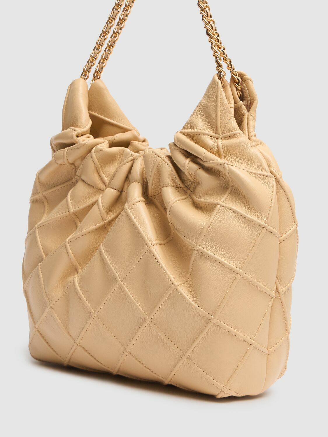 【関税&送料込】Tory Burch Fleming Mini Hobo Leather Handbag Tory Burch Fleming Mini Quilted Leather Hobo Bag | Neiman Marcus