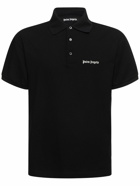 PALM ANGELS - Logo Embroidered Cotton Polo
