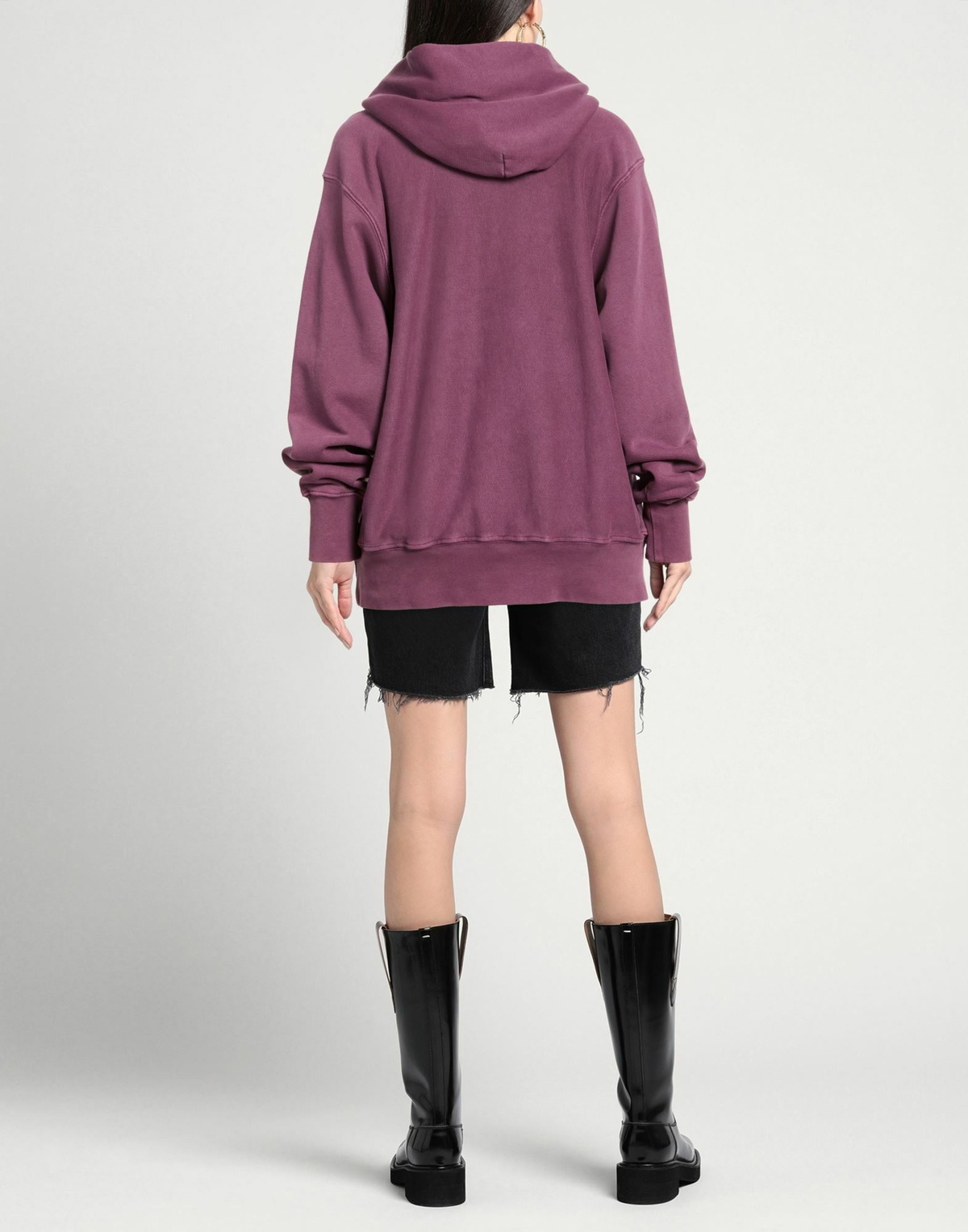 Les Tien Womens Sweatshirt Plum