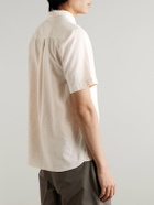 Sunspel - Cotton and Linen-Blend Shirt - Neutrals