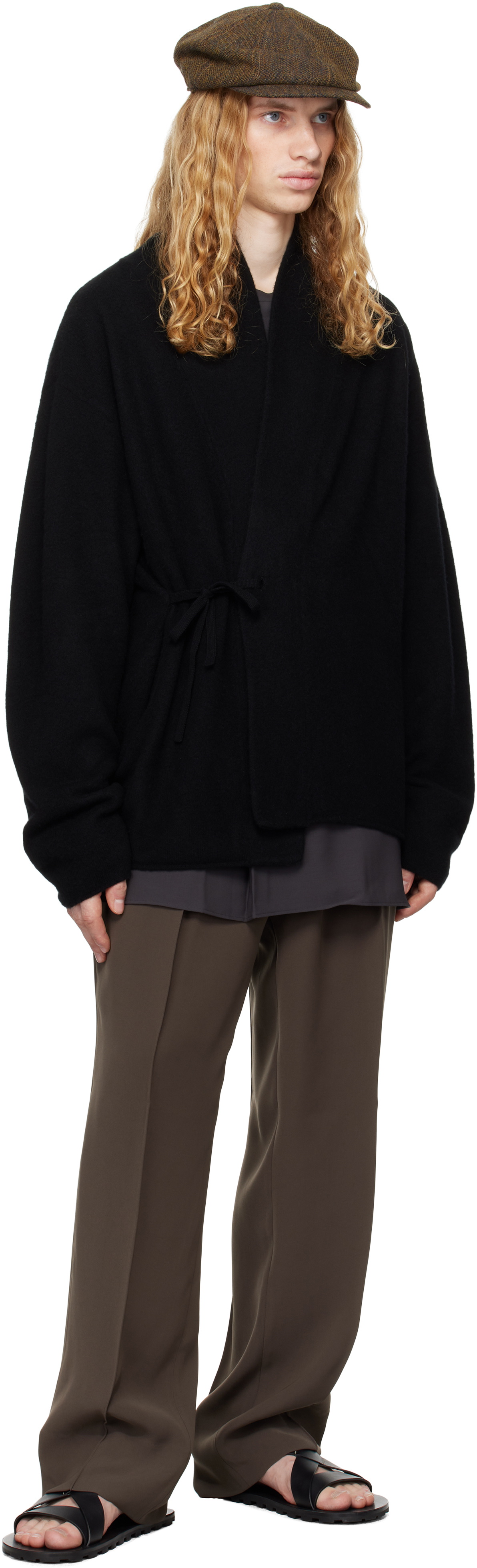 RAINMAKER KYOTO Black Dougi Knit Jacket