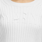 Marni Women's Logo Sweatshirt in Rib in Lily White