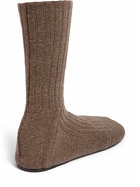 BOTTEGA VENETA - Domenica Wool Blend Knit Sock Boots