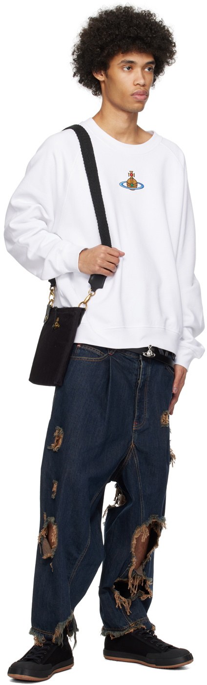 Vivienne Westwood Black Jones Square Crossbody Bag Vivienne