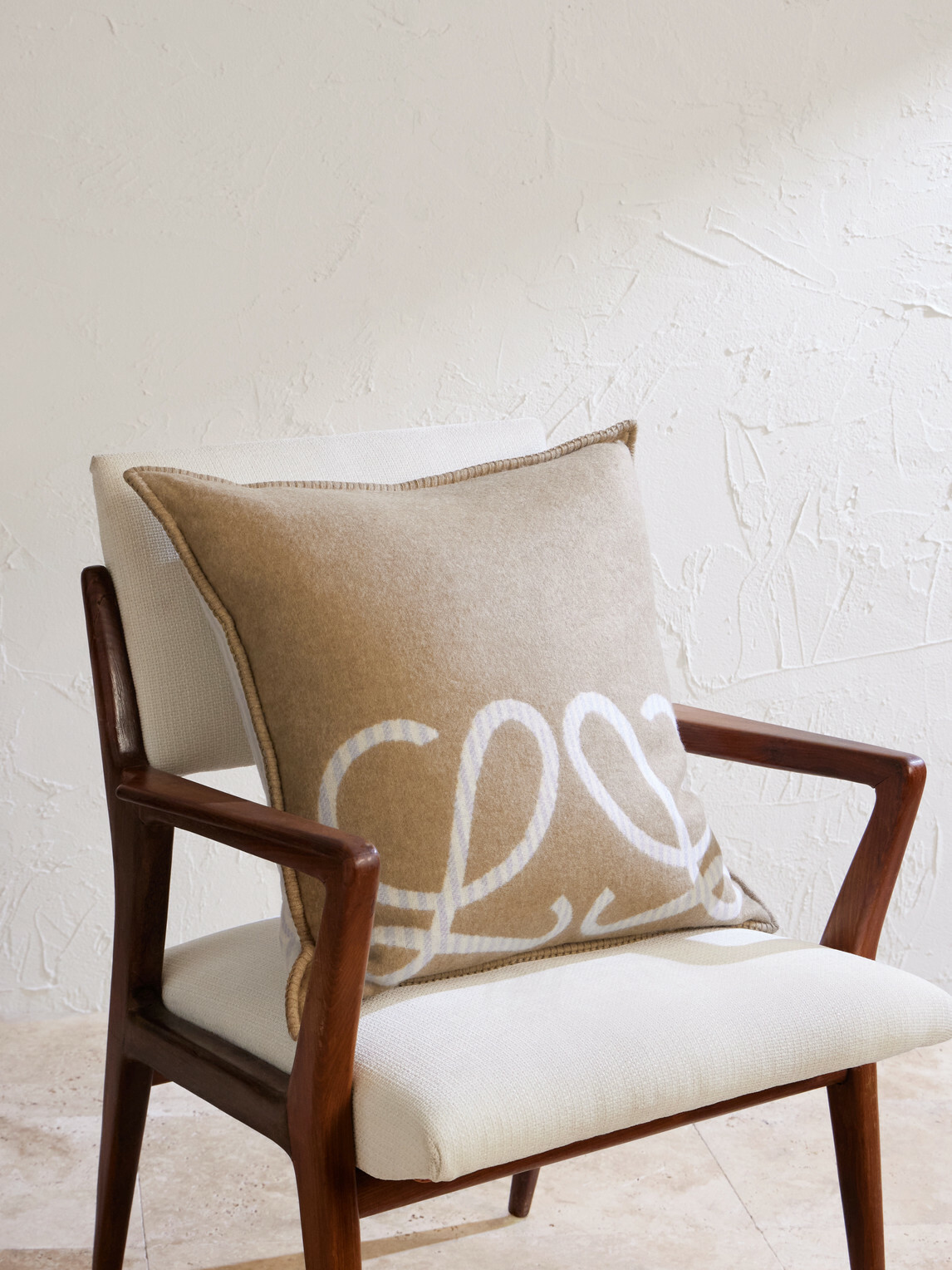 LOEWE - Anagram Wool and Cashmere-Blend Cushion