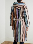 Missoni Home - Adam Striped Cotton-Terry Hooded Robe - Multi