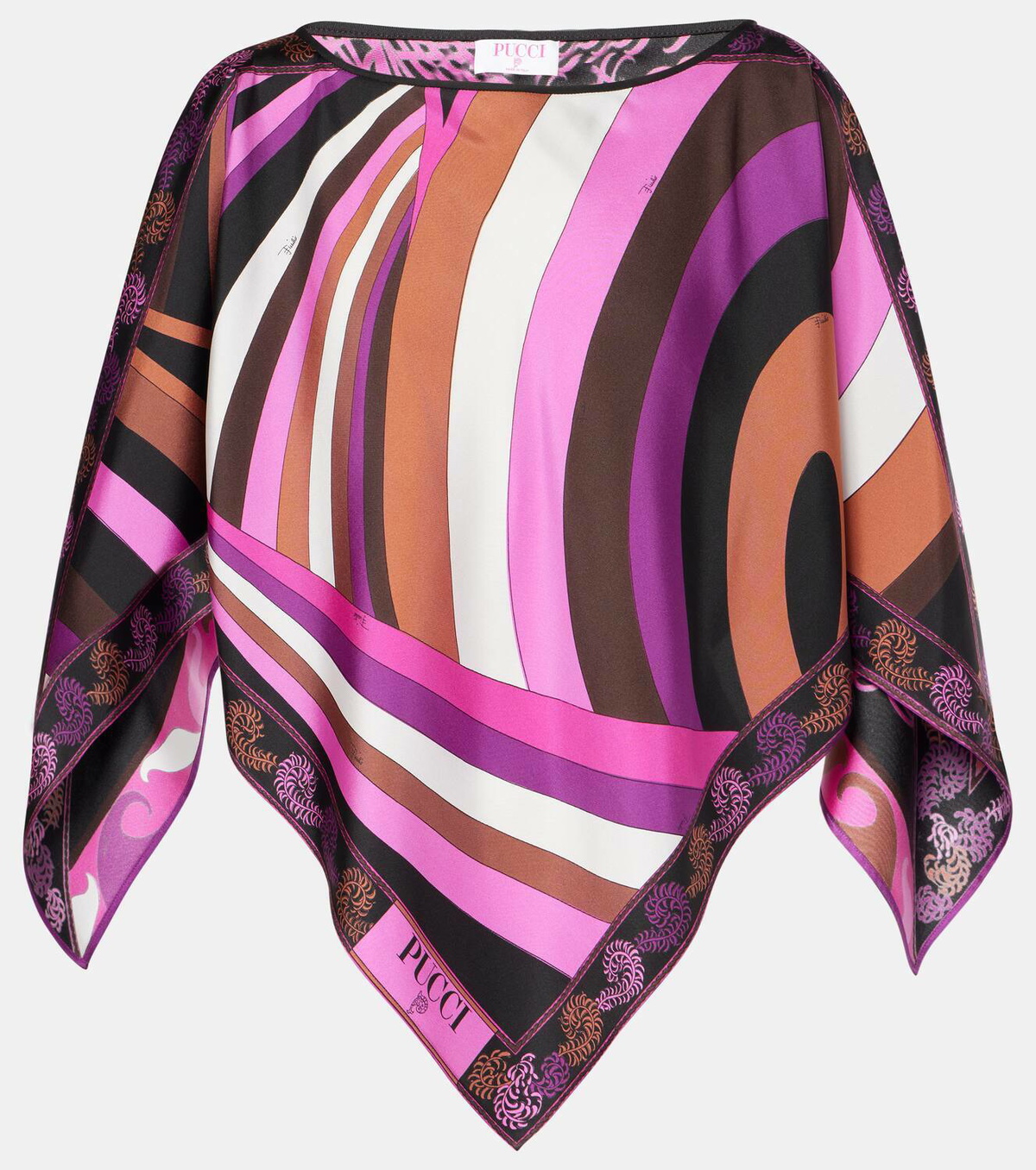 み*ん様 EMILIO PUCCI SILK ビジュー付きターバン Vintage Emilio Pucci Silk Printed Top | Pickle