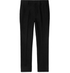 The Row - Black Mick Slim-Fit Cotton and Cashmere-Blend Moleskin Trousers - Black