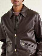 Paul Smith - Leather Jacket - Brown