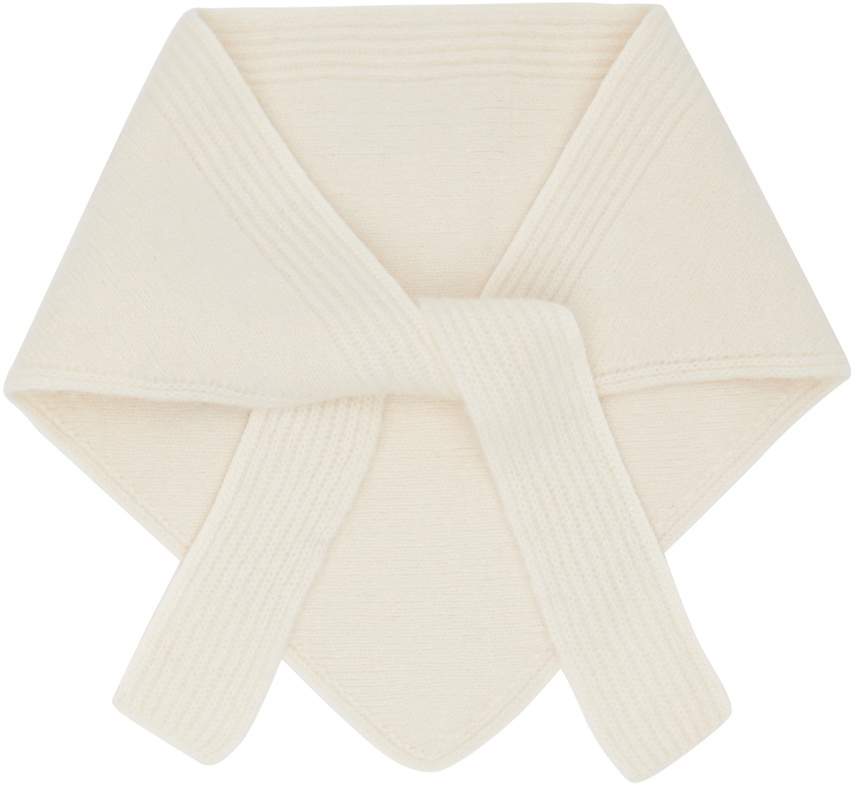 JACQUEMUS Off-White 'Le châle Gros Grain' Scarf Jacquemus