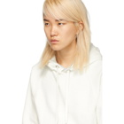 rag and bone White Inside Out Hoodie
