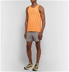 Nike Running - Miler Printed Dri-FIT Mesh Tank Top - Orange